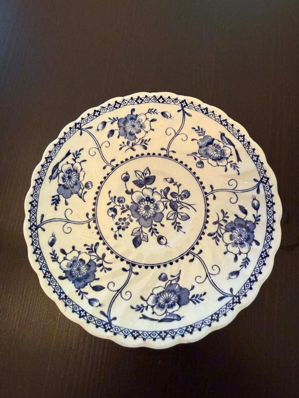 Four vintage Johnson Bros plates
